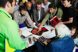 booksigning with William Klein 2015